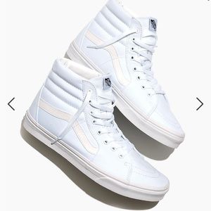 Vans SK-8 high tops unisex in white